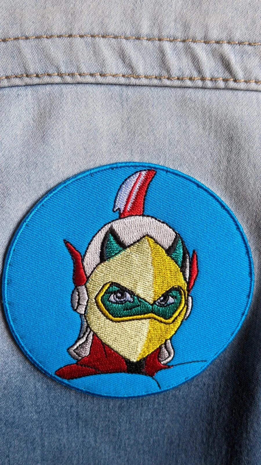 Chaqueta de mezclilla bordada "Goldorak ¡Vamos!" – photo 10